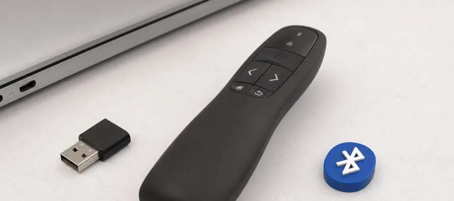 Presenter kaufen: Bluetooth, Funk oder USB-Dongle – passende Verbindung waehlen